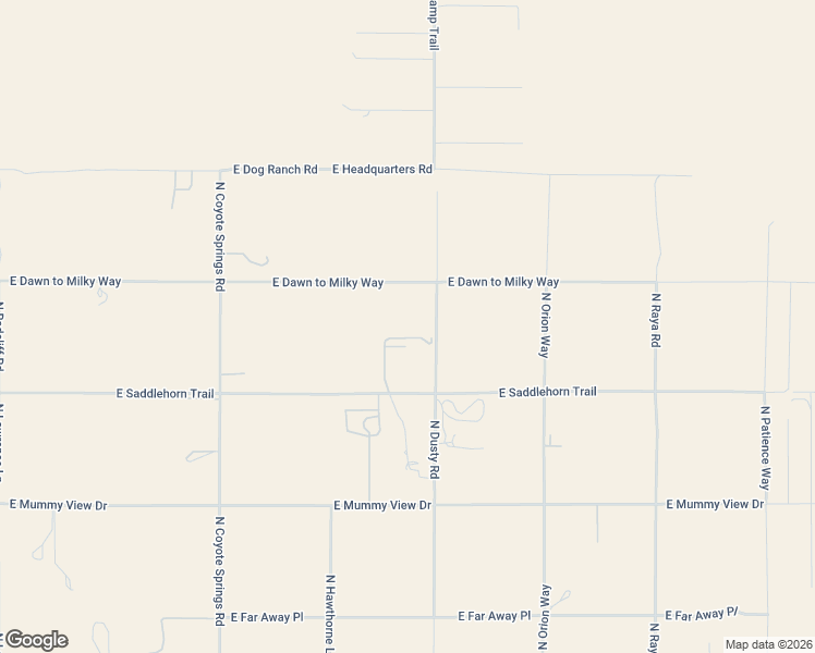 map of restaurants, bars, coffee shops, grocery stores, and more near 11550 North Dusty Road in Prescott Valley