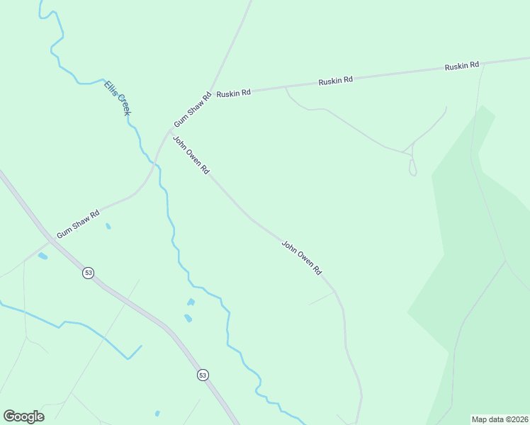 map of restaurants, bars, coffee shops, grocery stores, and more near 181 John Owen Road in White Oak