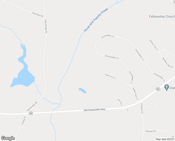 map of restaurants, bars, coffee shops, grocery stores, and more near 255 Queen Anne Lane in Liberty