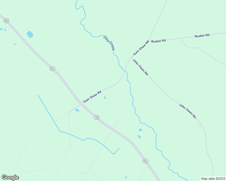 map of restaurants, bars, coffee shops, grocery stores, and more near 326 Gum Shaw Road in White Oak