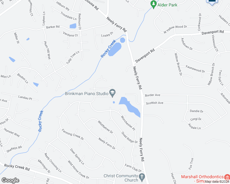 map of restaurants, bars, coffee shops, grocery stores, and more near 23 Dapple Gray Court in Simpsonville