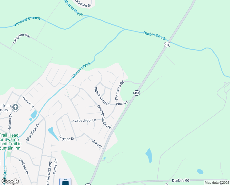 map of restaurants, bars, coffee shops, grocery stores, and more near 486 Thomason Road in Fountain Inn