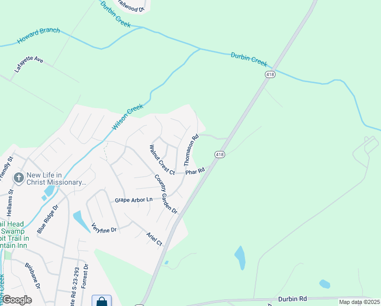 map of restaurants, bars, coffee shops, grocery stores, and more near 486 Thomason Road in Fountain Inn