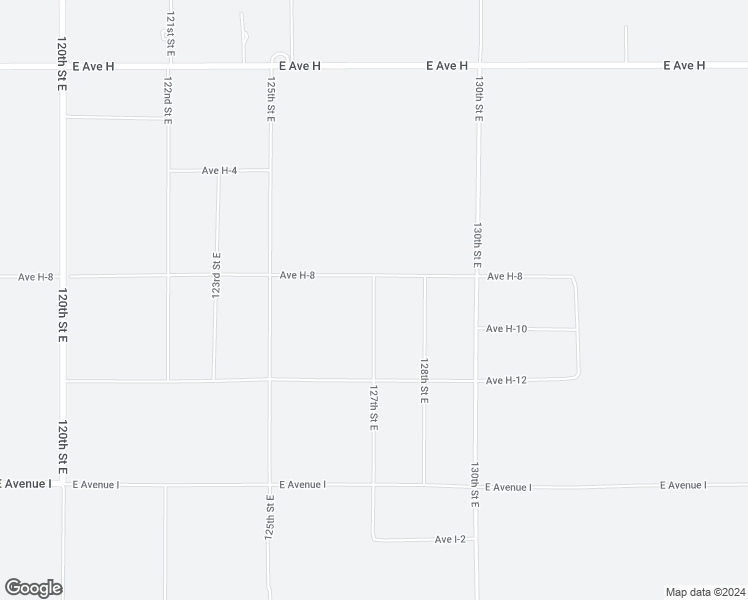 map of restaurants, bars, coffee shops, grocery stores, and more near 127th Street East in Los Angeles County