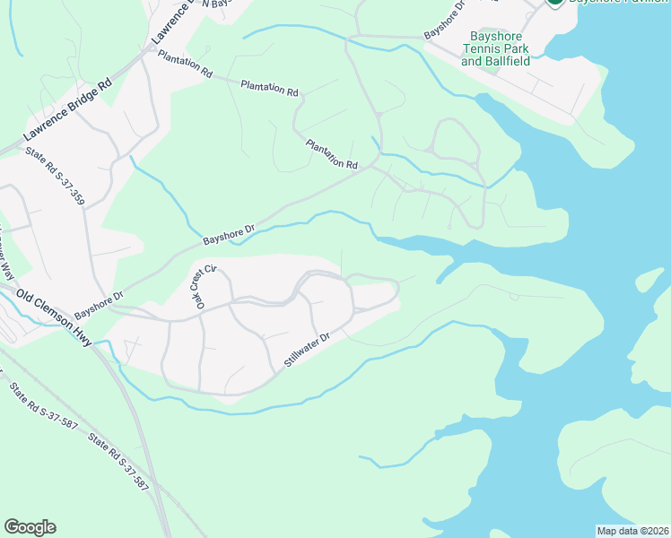 map of restaurants, bars, coffee shops, grocery stores, and more near 404 Promontory Ridge in Seneca