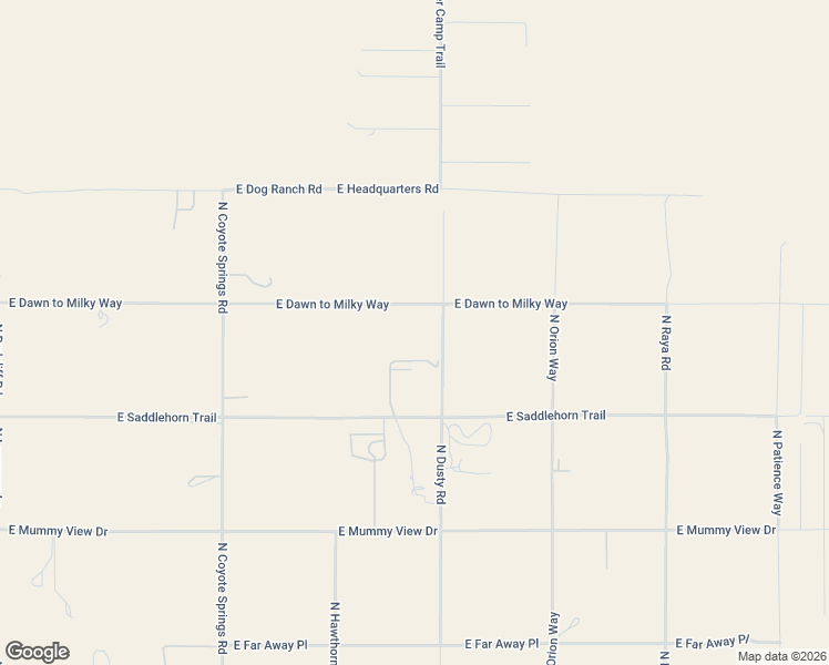 map of restaurants, bars, coffee shops, grocery stores, and more near 11550 North Dusty Road in Prescott Valley