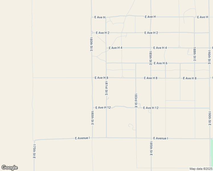 map of restaurants, bars, coffee shops, grocery stores, and more near 181st Street East in Los Angeles County