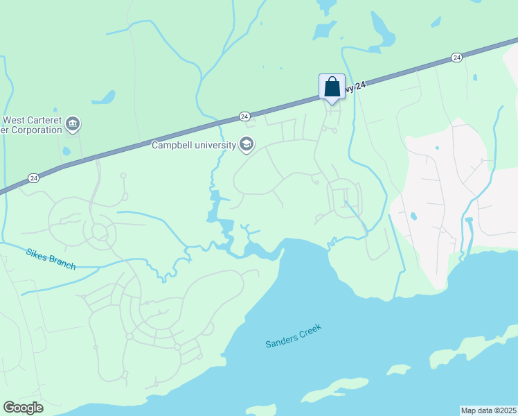 map of restaurants, bars, coffee shops, grocery stores, and more near 506 Lanyard Drive in Newport
