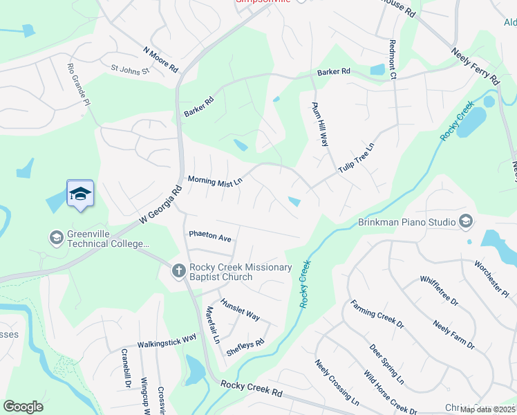 map of restaurants, bars, coffee shops, grocery stores, and more near 509 Stonemint Ct in Simpsonville