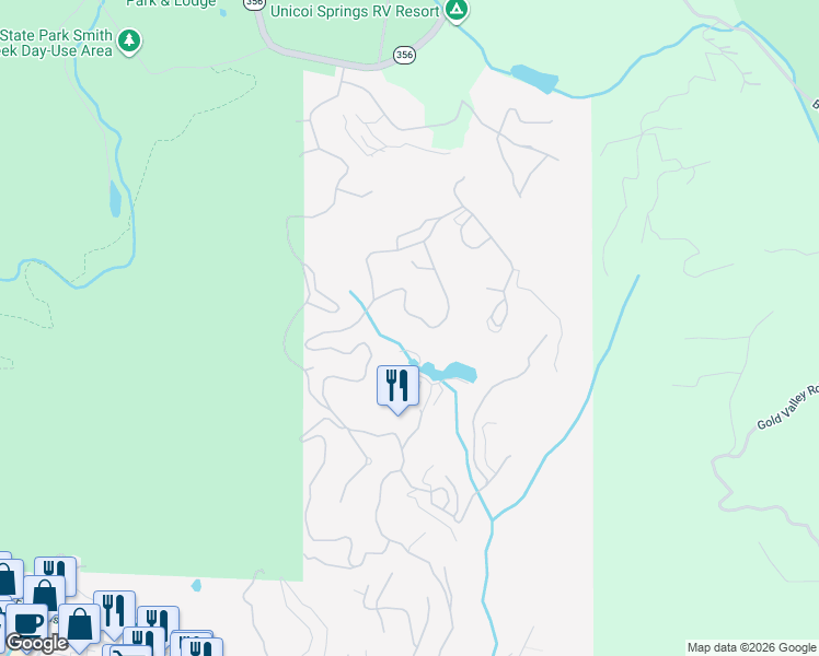map of restaurants, bars, coffee shops, grocery stores, and more near 152 Rosen Strasse in Helen