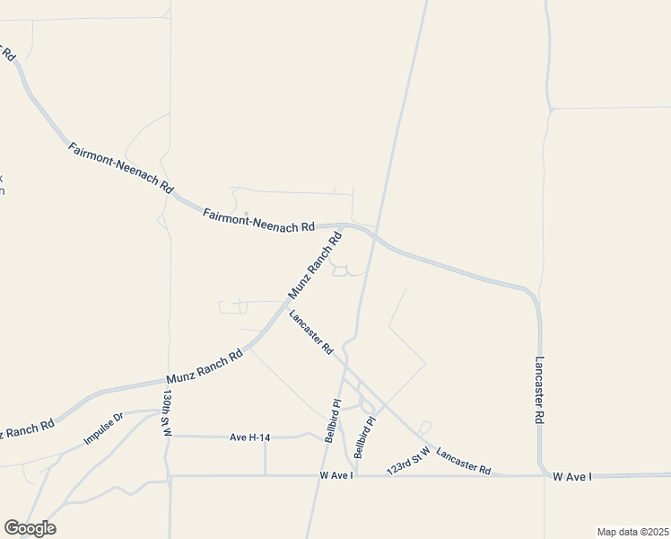 map of restaurants, bars, coffee shops, grocery stores, and more near 45740 Munz Ranch Road in Lancaster