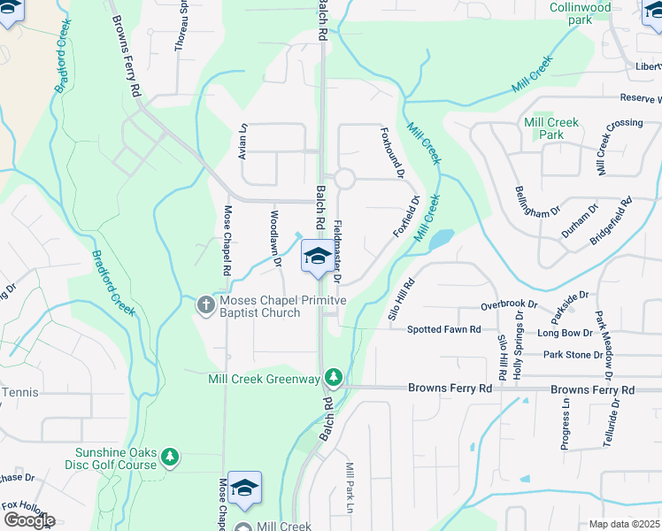 map of restaurants, bars, coffee shops, grocery stores, and more near 124 Fieldmaster Drive in Madison