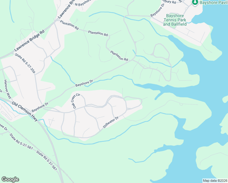 map of restaurants, bars, coffee shops, grocery stores, and more near 1247 Stillwater Drive in Seneca