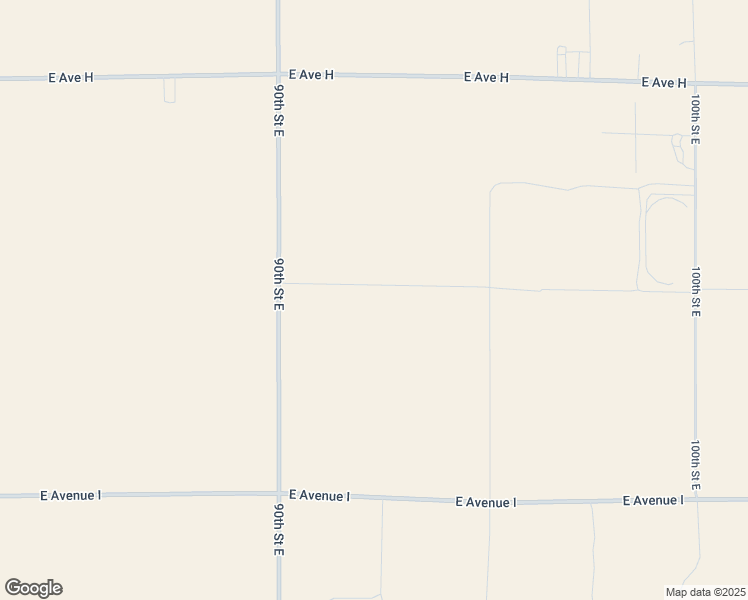 map of restaurants, bars, coffee shops, grocery stores, and more near 92nd Street East in Lancaster