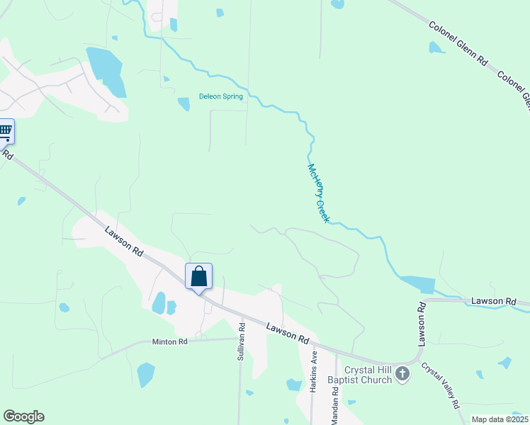map of restaurants, bars, coffee shops, grocery stores, and more near 5008 McHenry Creek Circle in Little Rock