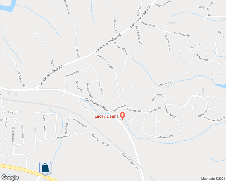 map of restaurants, bars, coffee shops, grocery stores, and more near 721 State Road S-37-359 in Seneca