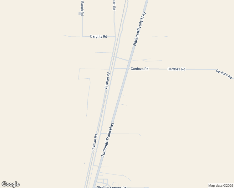 map of restaurants, bars, coffee shops, grocery stores, and more near 25350 National Trails Highway in Helendale