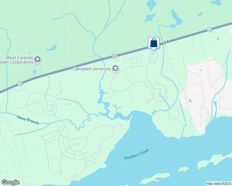 map of restaurants, bars, coffee shops, grocery stores, and more near 506 Lanyard Drive in Newport