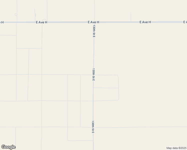 map of restaurants, bars, coffee shops, grocery stores, and more near 130th Street East in Los Angeles County