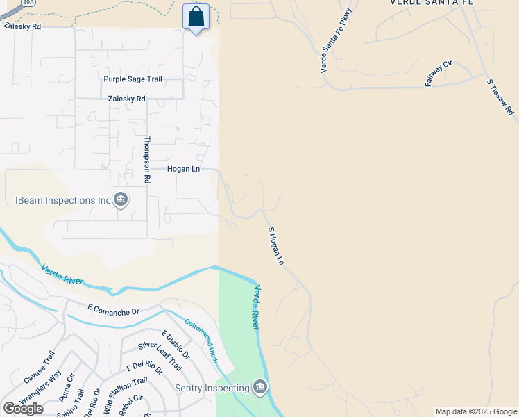map of restaurants, bars, coffee shops, grocery stores, and more near 1459 South Hogan Lane in Cottonwood
