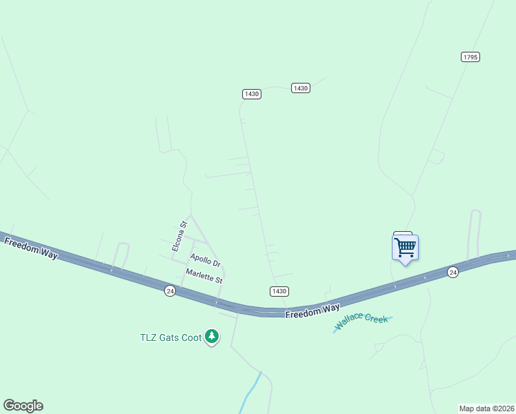 map of restaurants, bars, coffee shops, grocery stores, and more near 228 Kellumtown Road in Hubert