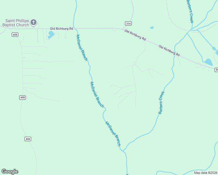 map of restaurants, bars, coffee shops, grocery stores, and more near 2830 Point Drive in Richburg