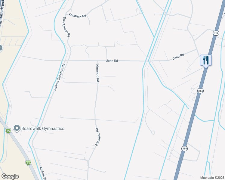 map of restaurants, bars, coffee shops, grocery stores, and more near 80 Edmundo Road in Belen