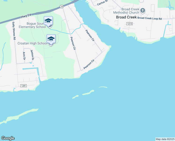 map of restaurants, bars, coffee shops, grocery stores, and more near 441 Pearson Cir in Newport