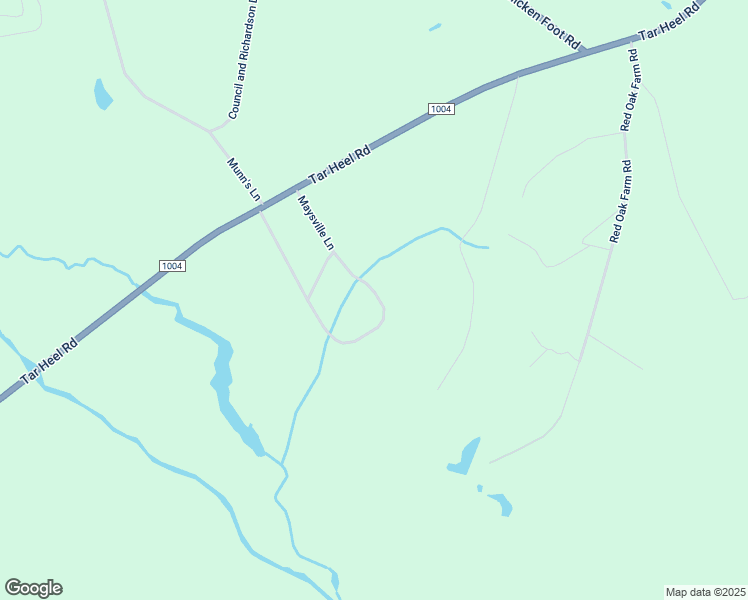map of restaurants, bars, coffee shops, grocery stores, and more near 310 Maysville Lane in Tar Heel