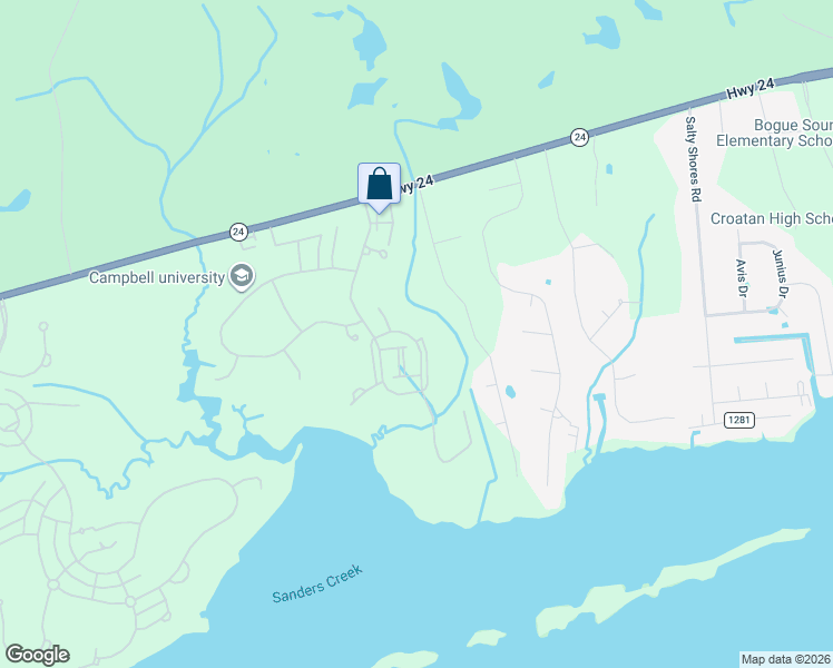 map of restaurants, bars, coffee shops, grocery stores, and more near 110 Bogue Watch Drive in Newport