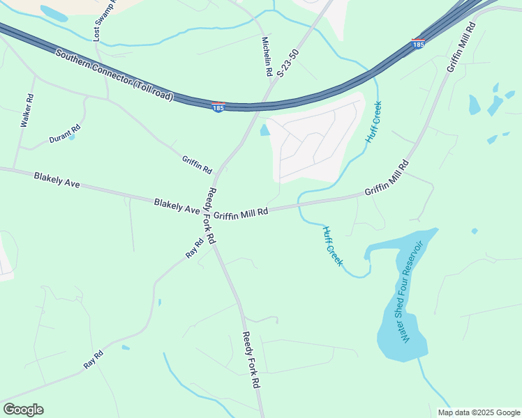 map of restaurants, bars, coffee shops, grocery stores, and more near 30 Griffin Mill Road in Piedmont