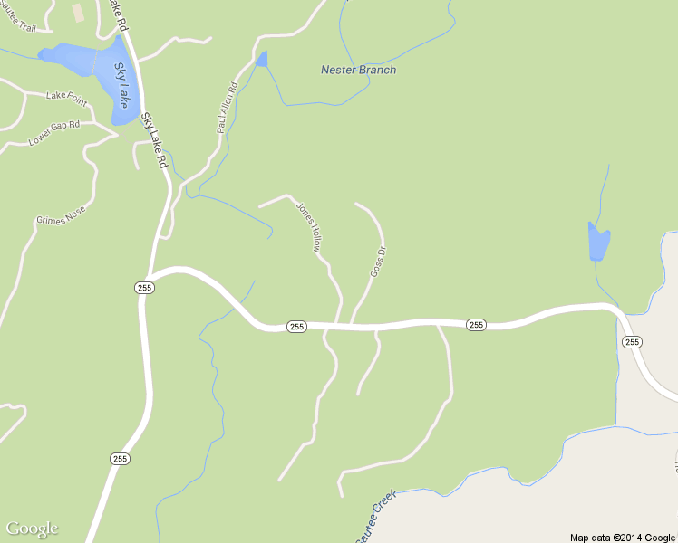 map of restaurants, bars, coffee shops, grocery stores, and more near 132 Covered Bridge Road in Sautee Nacoochee