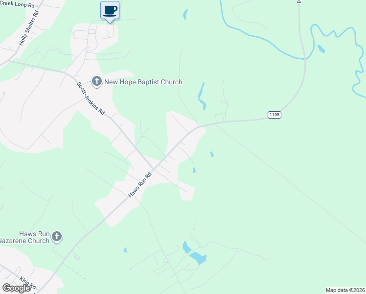 map of restaurants, bars, coffee shops, grocery stores, and more near 609 Haws Run Road in Jacksonville