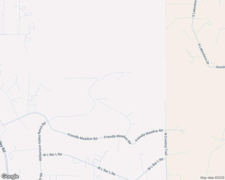 map of restaurants, bars, coffee shops, grocery stores, and more near 16725 Williamson Valley Ranch Road in Prescott