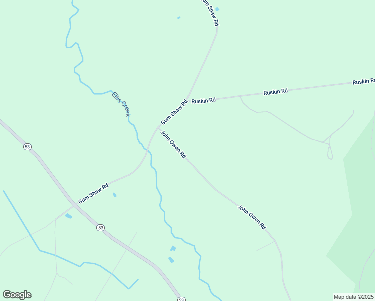 map of restaurants, bars, coffee shops, grocery stores, and more near 177 John Owen Road in White Oak