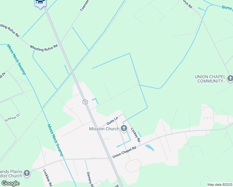 map of restaurants, bars, coffee shops, grocery stores, and more near 261 Jg Farm Road in Pembroke