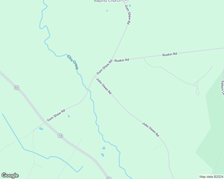 map of restaurants, bars, coffee shops, grocery stores, and more near 177 John Owen Road in White Oak