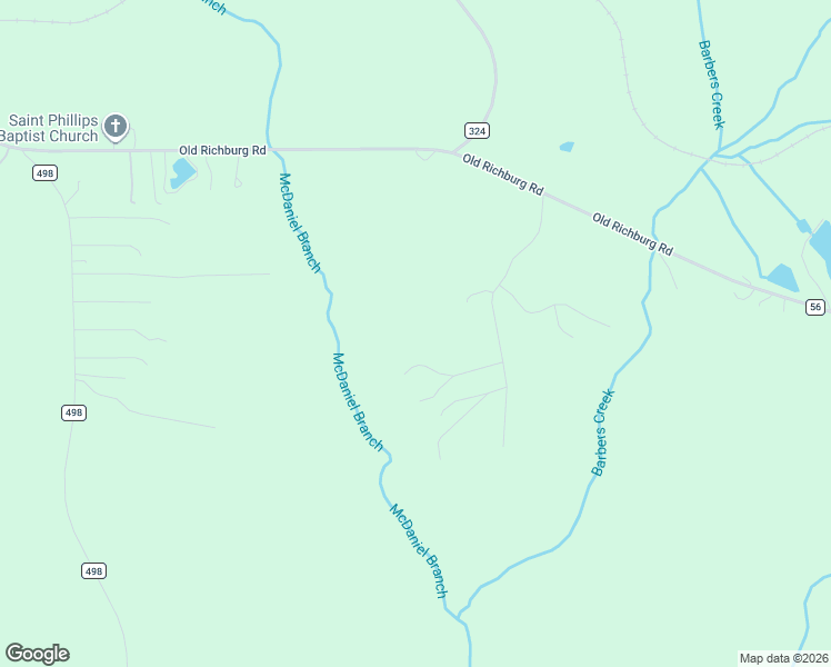 map of restaurants, bars, coffee shops, grocery stores, and more near 3090 Goblet Road in Richburg