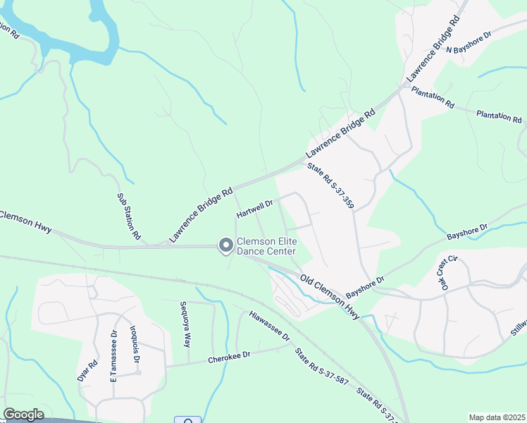 map of restaurants, bars, coffee shops, grocery stores, and more near 112 Terrace Drive in Seneca