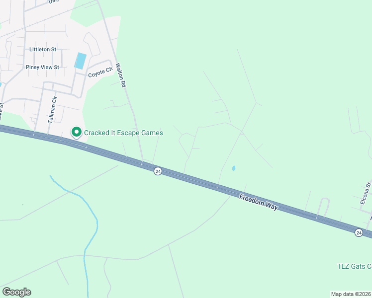 map of restaurants, bars, coffee shops, grocery stores, and more near 407 Sullivan Loop Road in Onslow County