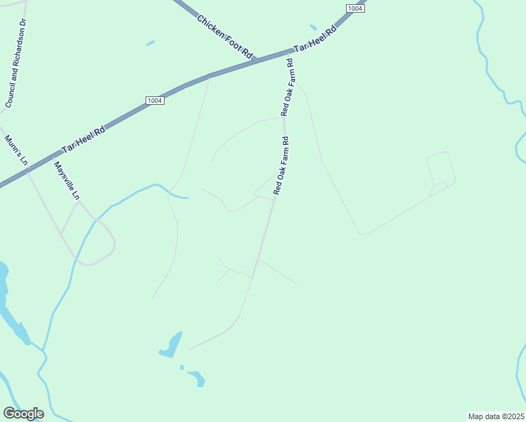 map of restaurants, bars, coffee shops, grocery stores, and more near 584 Red Oak Farm Road in Tar Heel
