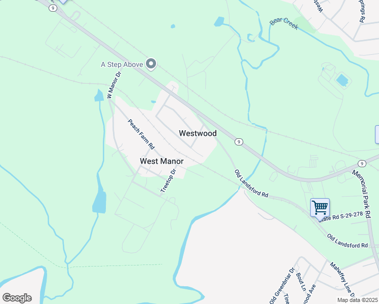 map of restaurants, bars, coffee shops, grocery stores, and more near 1542 Chandler Place in Lancaster