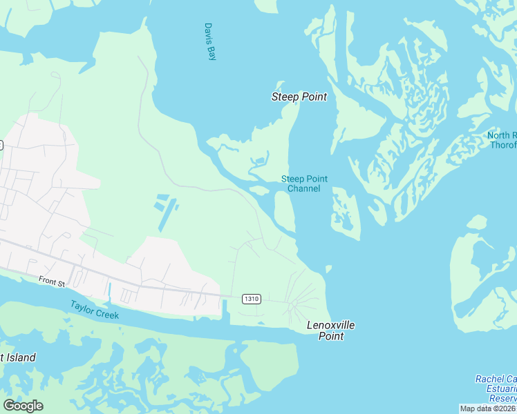 map of restaurants, bars, coffee shops, grocery stores, and more near 103 Lennoxville Point Road in Beaufort
