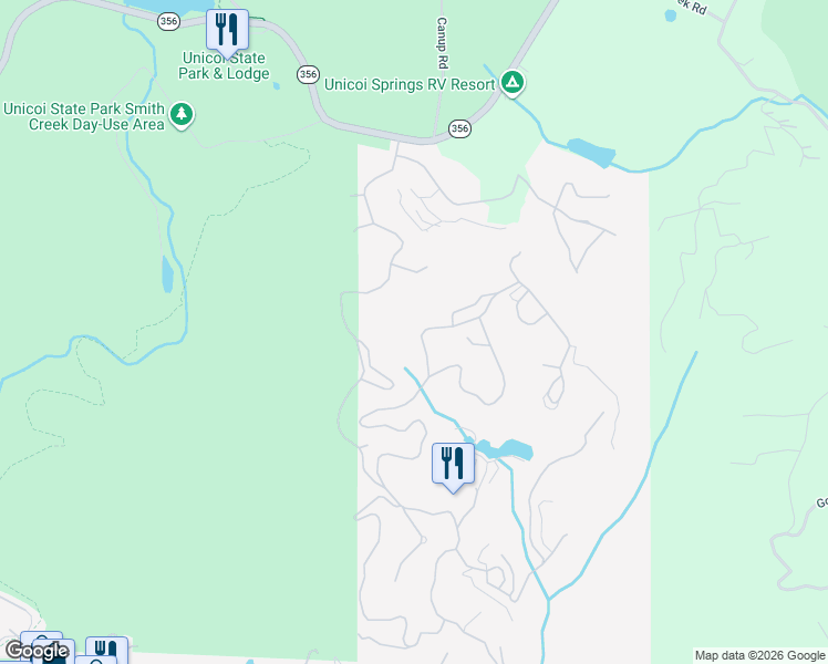 map of restaurants, bars, coffee shops, grocery stores, and more near 729 Zeppelin Strasse in Helen