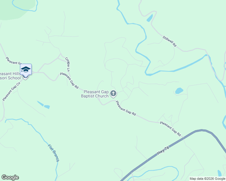 map of restaurants, bars, coffee shops, grocery stores, and more near 69 Honeysuckle Court in Ellijay