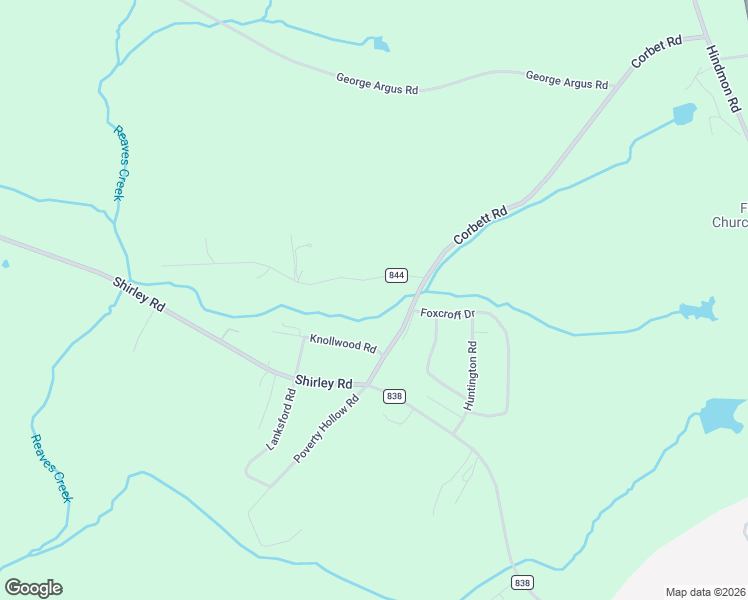 map of restaurants, bars, coffee shops, grocery stores, and more near 633 State Road 844 in Fort Lawn