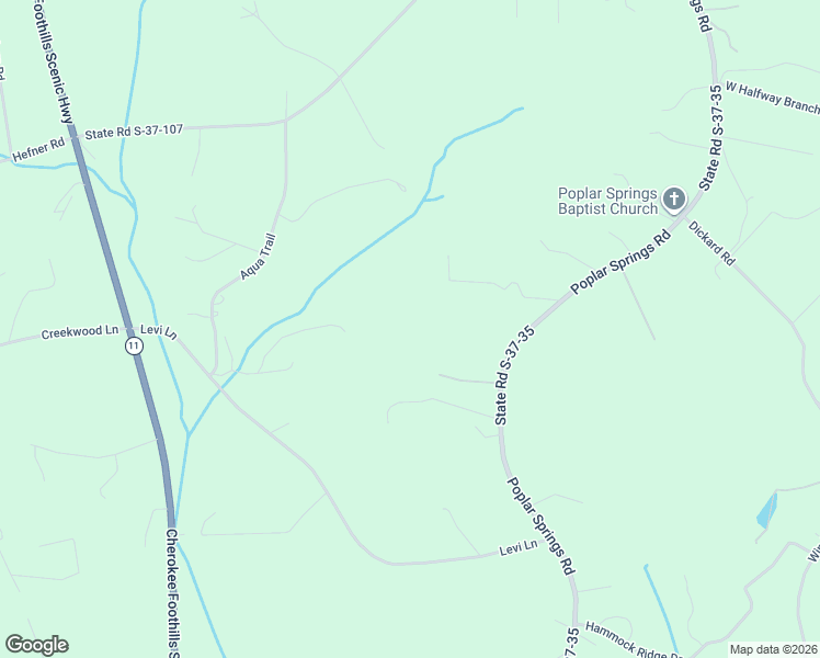 map of restaurants, bars, coffee shops, grocery stores, and more near 556 Poplar Springs Road in Walhalla
