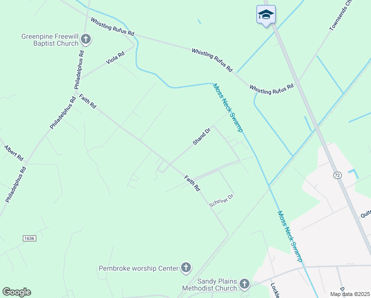 map of restaurants, bars, coffee shops, grocery stores, and more near 464 Shand Drive in Pembroke