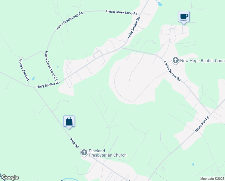 map of restaurants, bars, coffee shops, grocery stores, and more near 171 Aberdeen Lane in Jacksonville