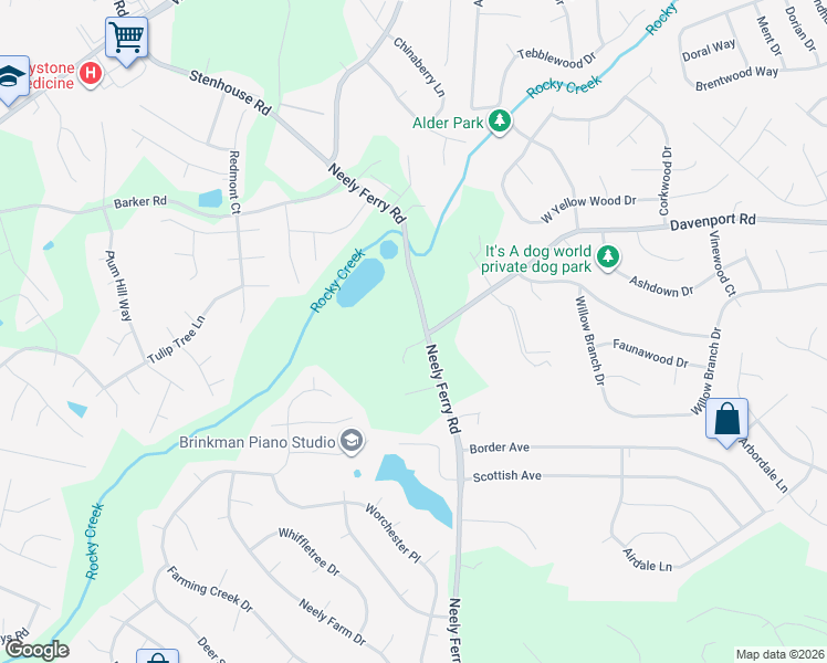 map of restaurants, bars, coffee shops, grocery stores, and more near 1038 Neely Ferry Road in Simpsonville